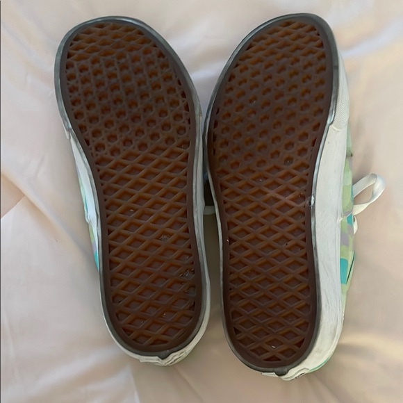 Vans Pastel Checkered platform Sneakers with White Laces - Picture 3 of 3